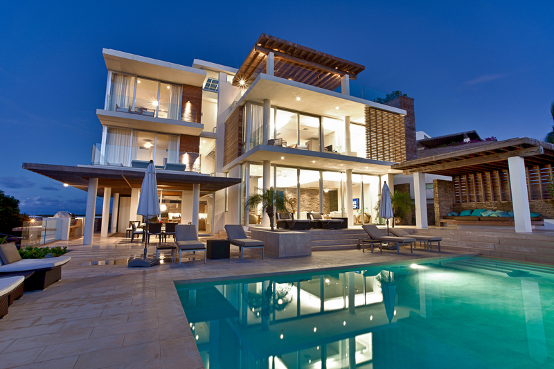 Luxury villa in Anguilla — private pool and Caribbean sea views