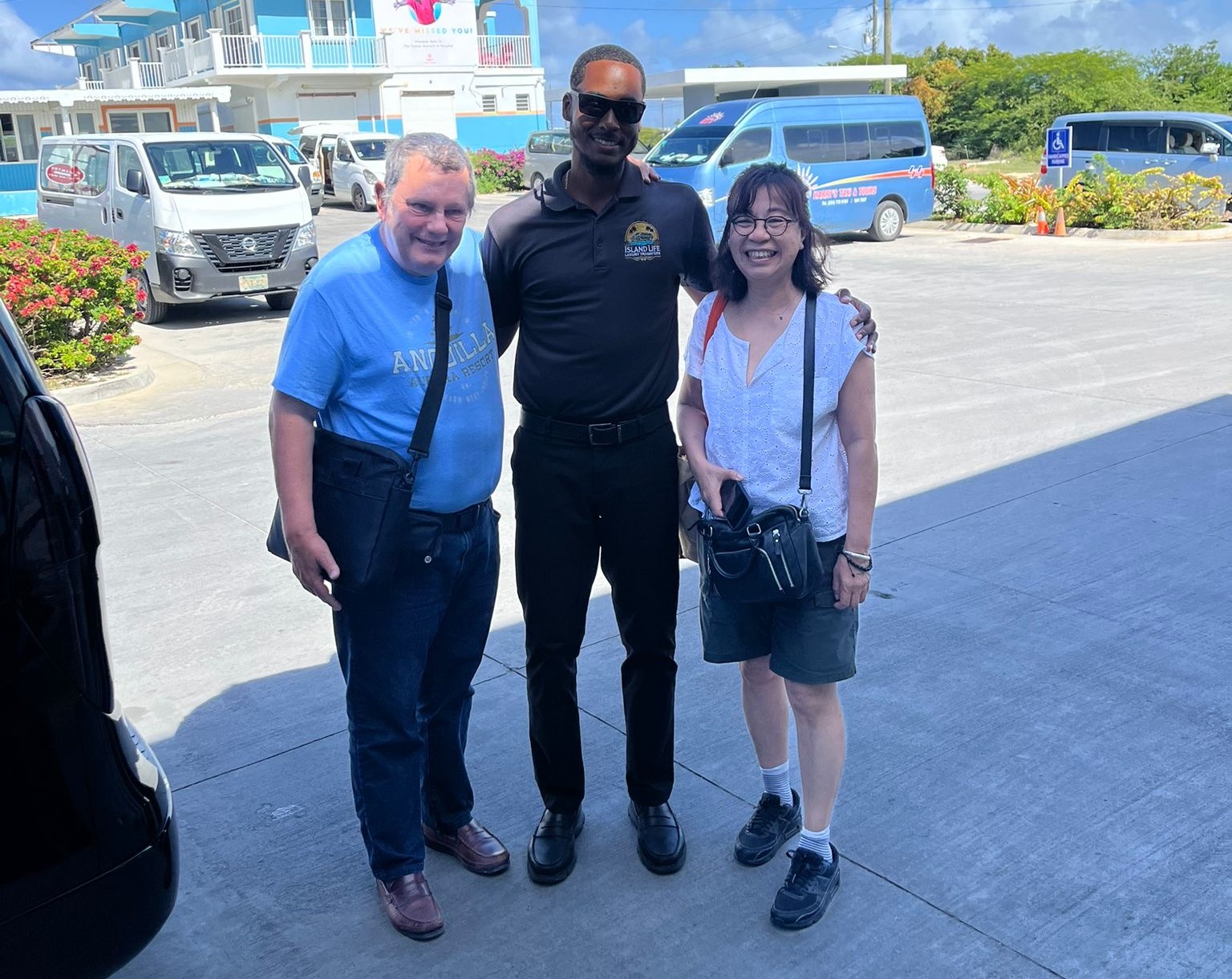 Island Life chauffeur with guests in Anguilla