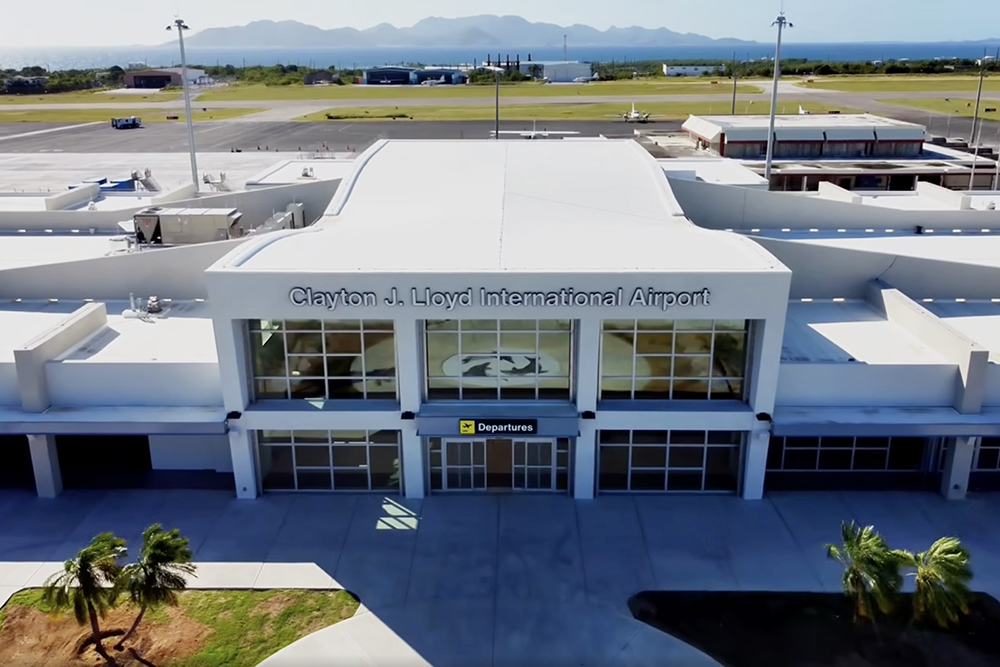 Anguilla airport exterior